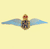 Royal Air Force Sweetheart Wings Military Badge Enamel Gilt Lapel Pin Set x 3