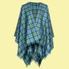 Sutherland Old Ancient Tartan Lightweight Wool Cape Ladies Serape