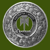 Cheyne Clan Crest Thistle Round Stylish Pewter Clan Badge Plaid Brooch