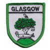 Scotland Glasgow Shield Places Embroidered Cloth Patch Set x 3