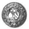 Hay Clan Crest Thistle Round Stylish Pewter Clan Badge Plaid Brooch