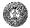 Livingstone Clan Crest Thistle Round Sterling Silver Clan Badge Plaid Brooch