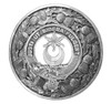 MacColl Clan Crest Thistle Round Stylish Pewter Clan Badge Plaid Brooch