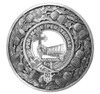 MacDonald Of Sleat Clan Crest Thistle Round Stylish Pewter Clan Badge Plaid Brooch