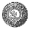 MacDuff Clan Crest Thistle Round Stylish Pewter Clan Badge Plaid Brooch
