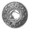 MacFadyen Clan Crest Thistle Round Stylish Pewter Clan Badge Plaid Brooch