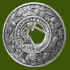MacFadyen Clan Crest Thistle Round Stylish Pewter Clan Badge Plaid Brooch