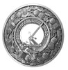 MacMillan Clan Crest Thistle Round Stylish Pewter Clan Badge Plaid Brooch