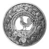 Sinclair Clan Crest Thistle Round Stylish Pewter Clan Badge Plaid Brooch