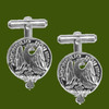 Agnew Clan Badge Stylish Pewter Clan Crest Cufflinks