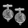 Agnew Clan Badge Sterling Silver Clan Crest Cufflinks