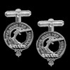 Alexander Clan Badge Sterling Silver Clan Crest Cufflinks