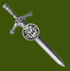 ONeill Irish Coat Of Arms Claddagh Round Pewter Family Crest Large Kilt Pin
