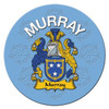 Murray Coat of Arms Cork Round English Family Name Coasters Set of 10