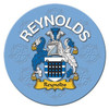 Reynolds Coat of Arms Cork Round English Family Name Coasters Set of 10