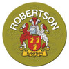 Robertson Coat of Arms Cork Round English Family Name Coasters Set of 10