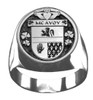 McAvoy Irish Coat Of Arms Family Crest Mens Sterling Silver Ring