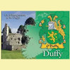 Duffy Coat of Arms Irish Family Name Fridge Magnets Set of 10