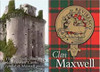 Maxwell Clan Badge Scottish Family Name Fridge Magnets Set of 10