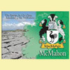 McMahon Coat of Arms Irish Family Name Fridge Magnets Set of 10