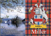 Miller Coat of Arms Scottish Family Name Fridge Magnets Set of 10