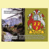 Robertson Coat of Arms English Family Name Fridge Magnets Set of 10