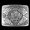 United States Air Force Badge Interlace Mens Sterling Silver Kilt Belt Buckle