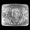 MacNab Clan Badge Interlace Mens Sterling Silver Kilt Belt Buckle