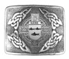 Kane Irish Badge Interlace Mens Stylish Pewter Kilt Belt Buckle