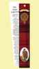 Drummond Clan Tartan Drummond History Bookmarks Set of 2