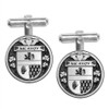 McAvoy Irish Coat Of Arms Claddagh Stylish Pewter Family Crest Cufflinks