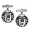 OLeary Irish Coat Of Arms Claddagh Stylish Pewter Family Crest Cufflinks