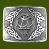 Kinnear Clan Badge Interlace Mens Stylish Pewter Kilt Belt Buckle