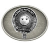 Pitcairn Clan Badge Oval Antiqued Mens Stylish Pewter Belt Buckle