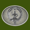 Bannerman Clan Badge Oval Antiqued Mens Stylish Pewter Belt Buckle