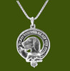 Forrester Clan Badge Stylish Pewter Clan Crest Small Pendant