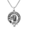 Forrester Clan Badge Stylish Pewter Clan Crest Small Pendant