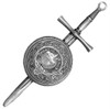 Allison Clan Badge Sterling Silver Dirk Shield Large Clan Crest Kilt Pin