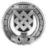 Blake Irish Coat Of Arms Claddagh Sterling Silver Family Crest Badge 