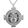 Hagerty Irish Coat Of Arms Celtic Cross Pewter Family Crest Pendant