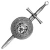 Brennan Irish Coat Of Arms Sterling Silver Dirk Shield Large Crest Kilt Pin