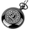 Boyd Clan Badge Pewter Clan Crest Black Hunter Pocket Watch