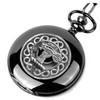 Brodie Clan Badge Silver Clan Crest Black Hunter Pocket Watch