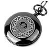 Duncan Of Sketraw Clan Badge Pewter Clan Crest Black Hunter Pocket Watch