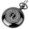 Taylor Clan Badge Silver Clan Crest Black Hunter Pocket Watch
