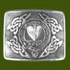 Logan Clan Badge Interlace Mens Stylish Pewter Kilt Belt Buckle