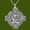 Sinclair Clan Badge Celtic Cross Stylish Pewter Clan Crest Pendant