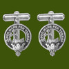 MacDonald Clan Badge Stylish Pewter Clan Crest Cufflinks