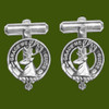 Forbes Clan Badge Stylish Pewter Clan Crest Cufflinks