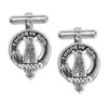 MacNaughton Clan Badge Sterling Silver Clan Crest Cufflinks